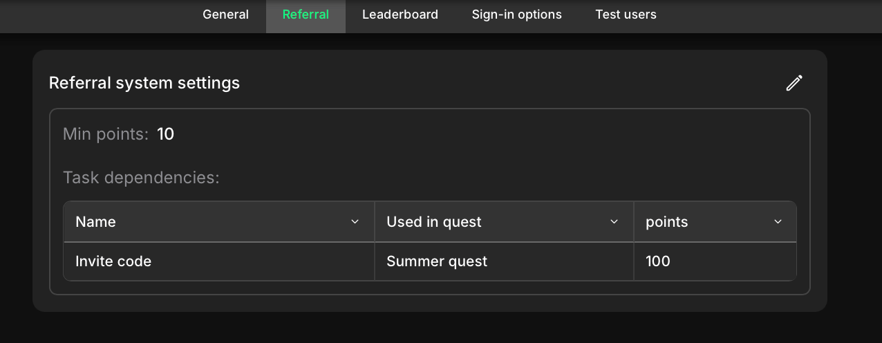 Referral status assigned