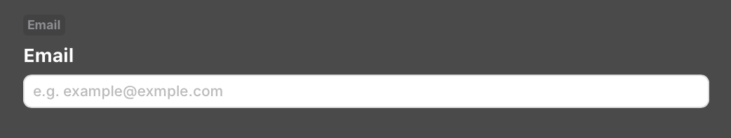 Email example