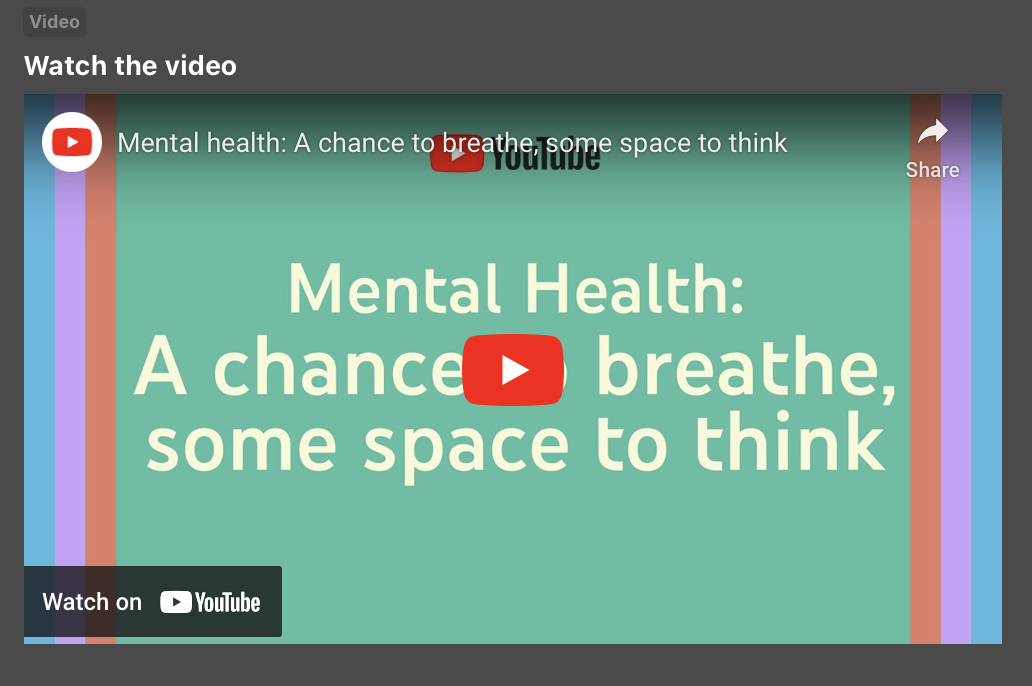 Video example