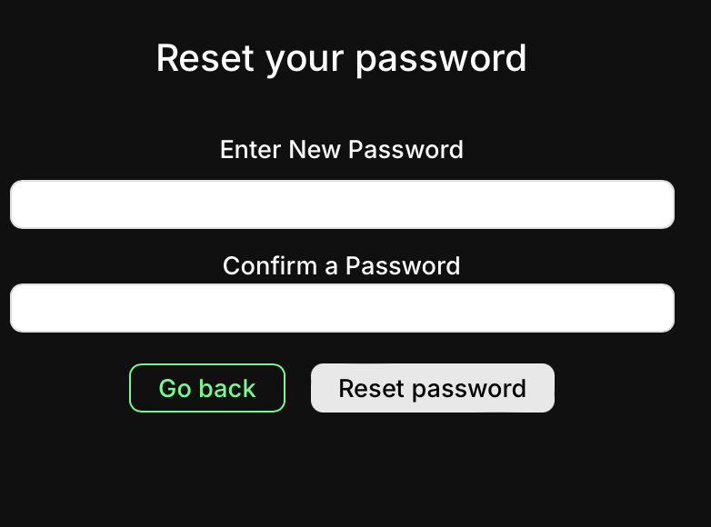 Enter verification code stage