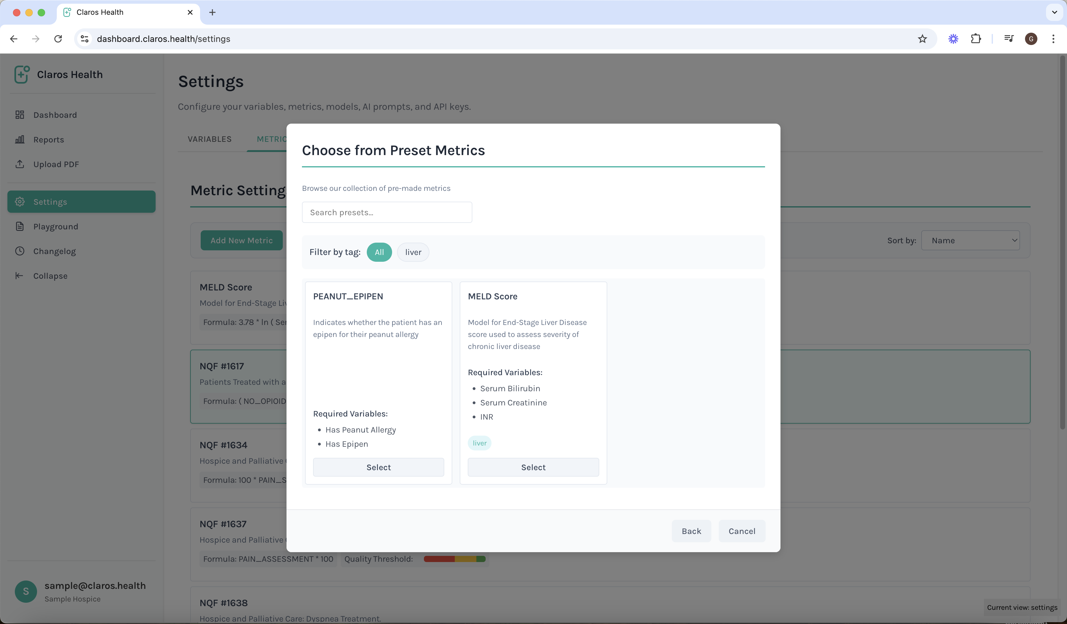 Step 4: Set Parameters