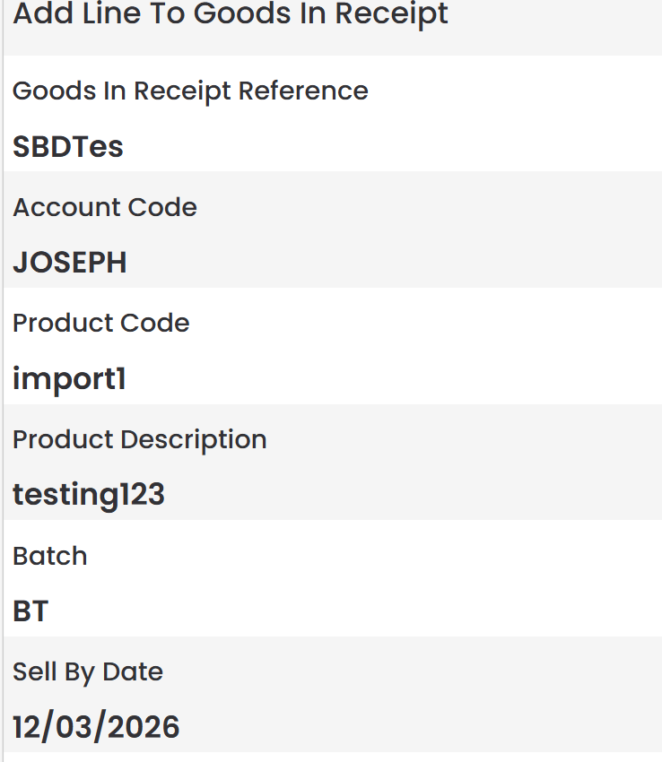 HHD screen accepting a corrected valid future date