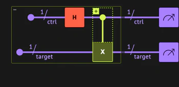visualization of the single-qubit control example dark