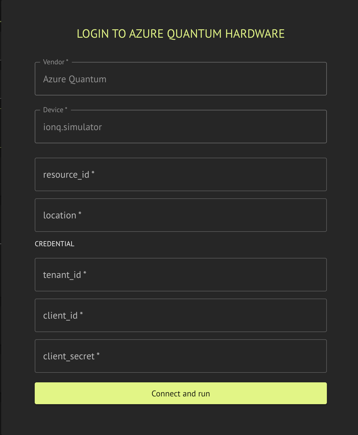 Execution on Azure Quantum Cloud - Classiq Docs