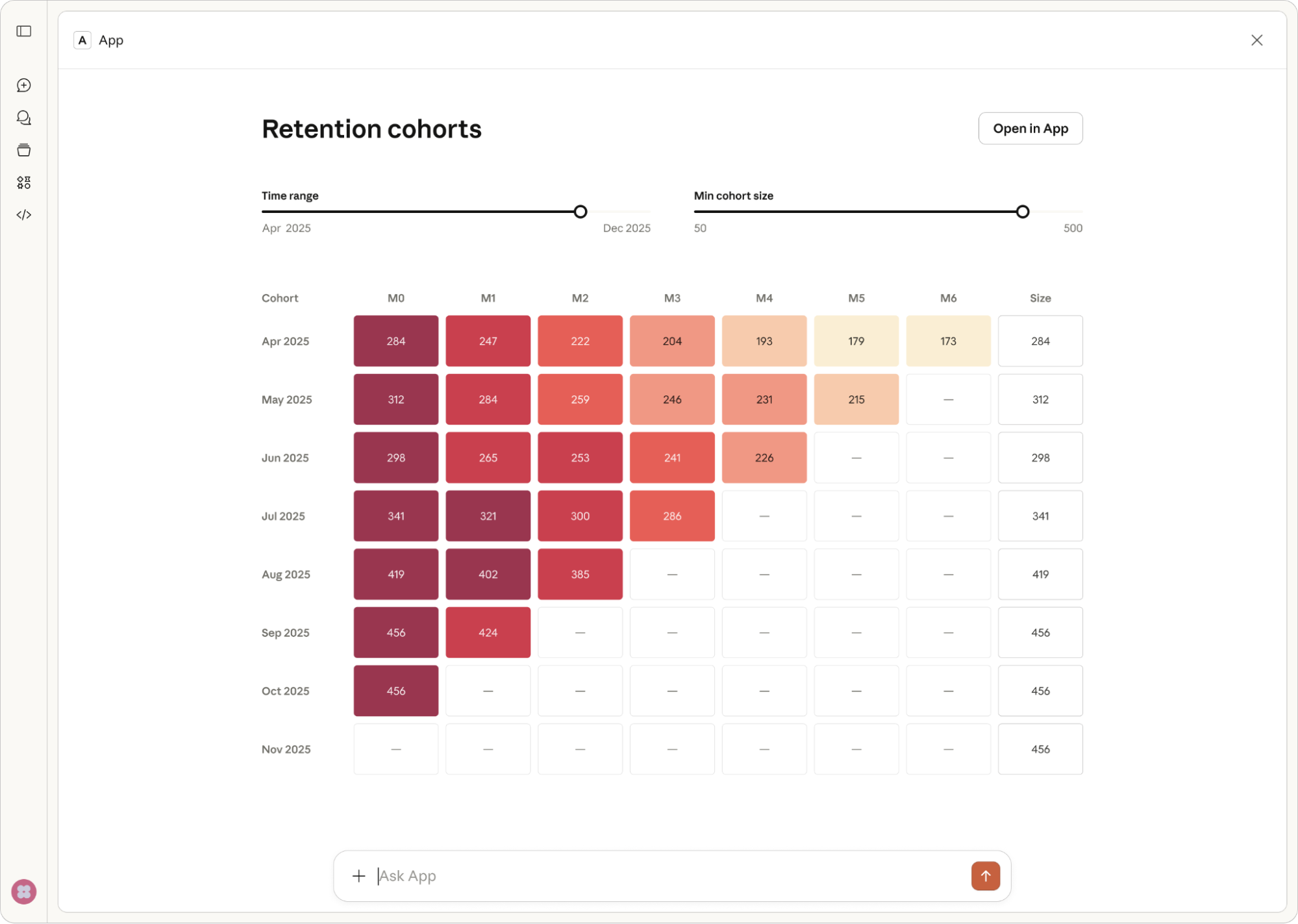 Full screen mode example
