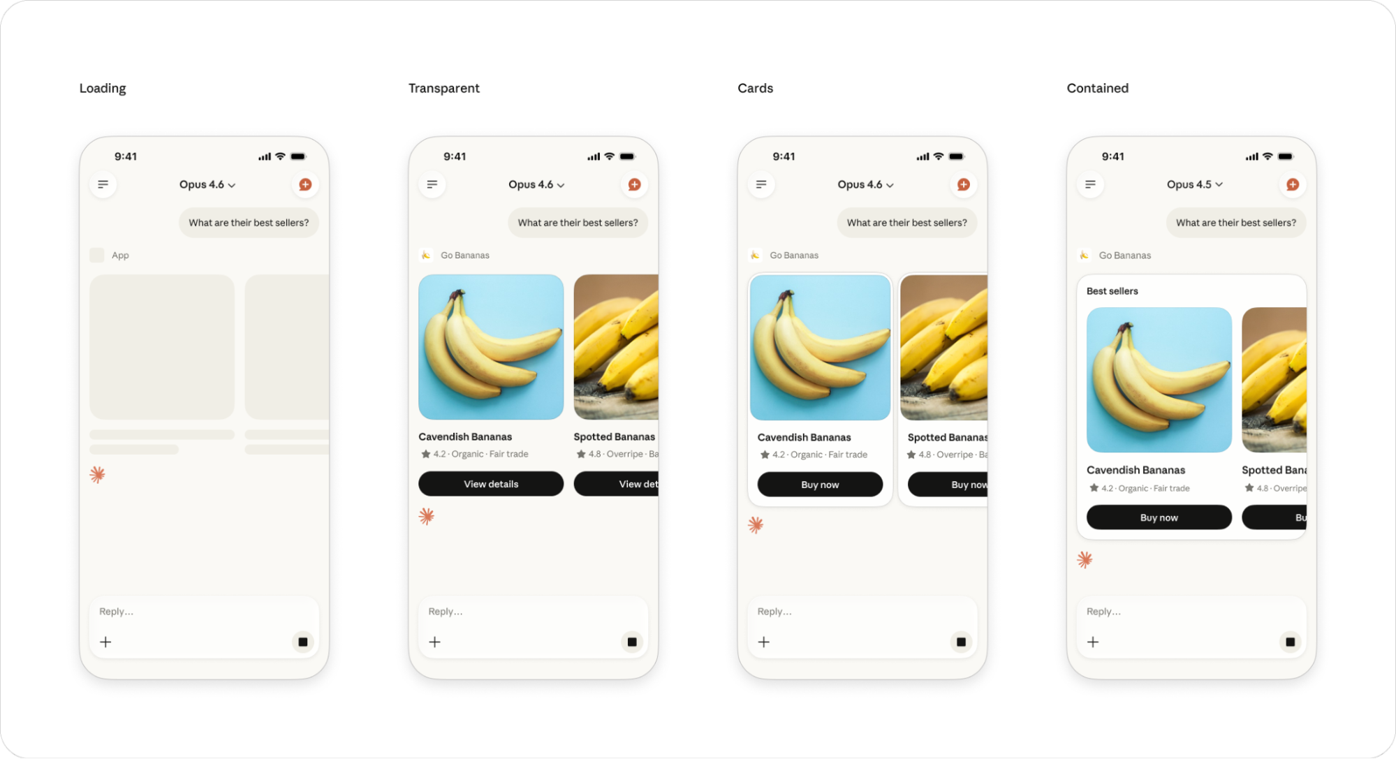 Inline carousel mobile examples