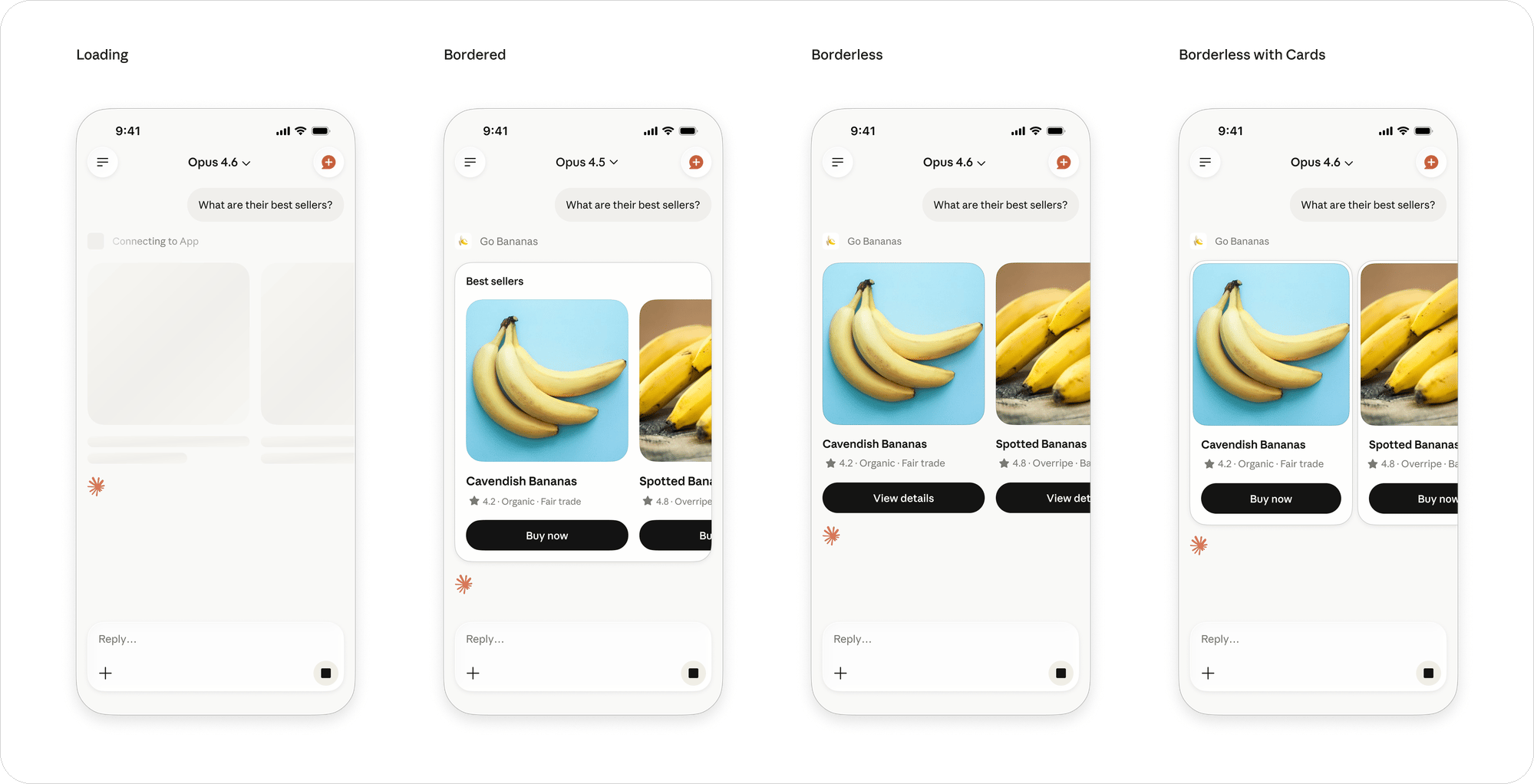 Inline carousel mobile examples
