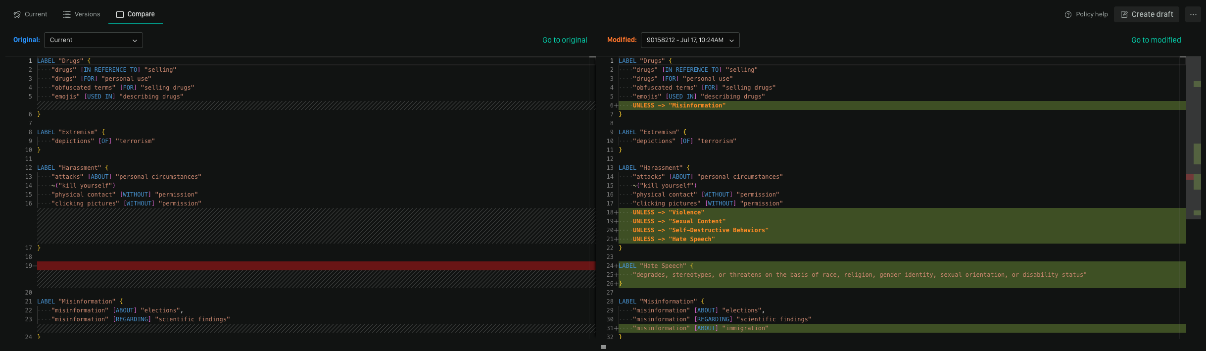 Policy Comparison Zoom 10 8 2025 Pn