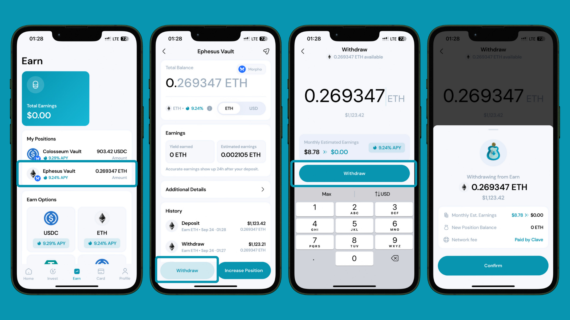 Earn Withdrawal