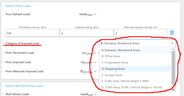 Default Categories