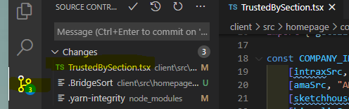 VS Code Changes