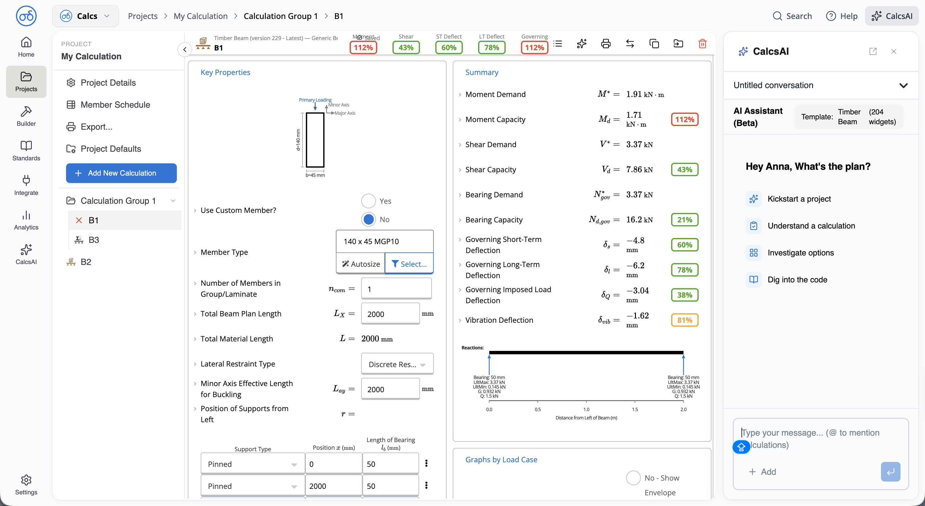 Right Panel Calcs Ai