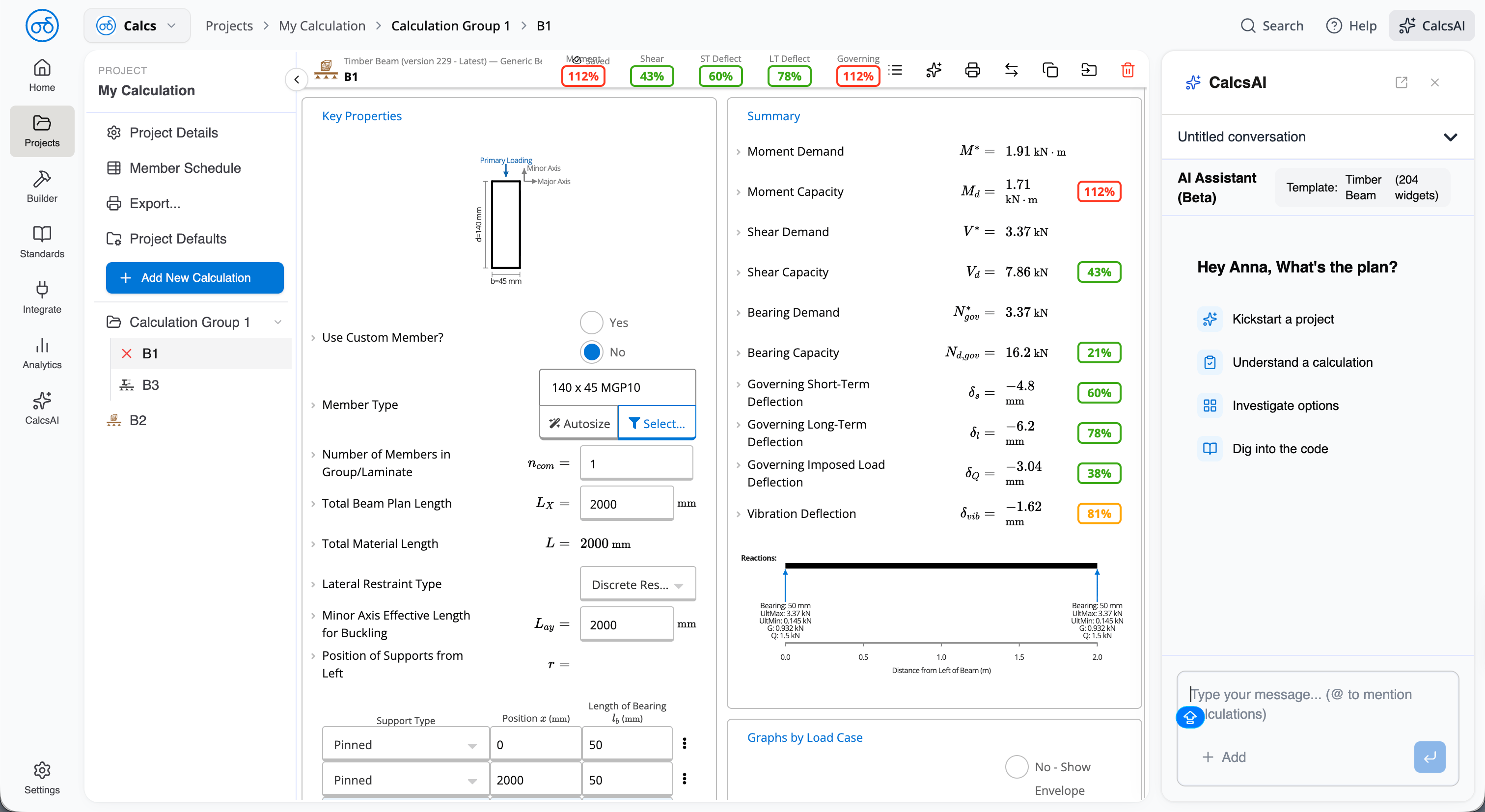 Right Panel Calcs Ai