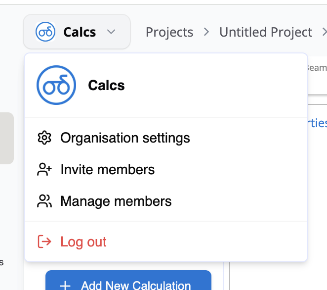 Top Bar Organization