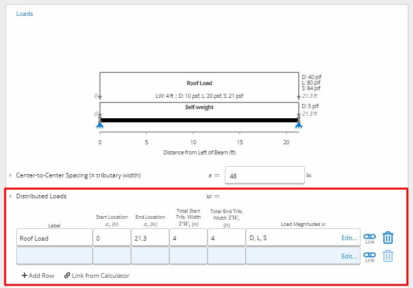 673d7e75115e879eb98f06e0_steel_Joists_ASD_worked_example_loads_input_6a476480d1.png