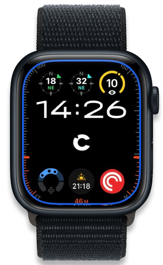 Cleft on Apple Watch Series 9