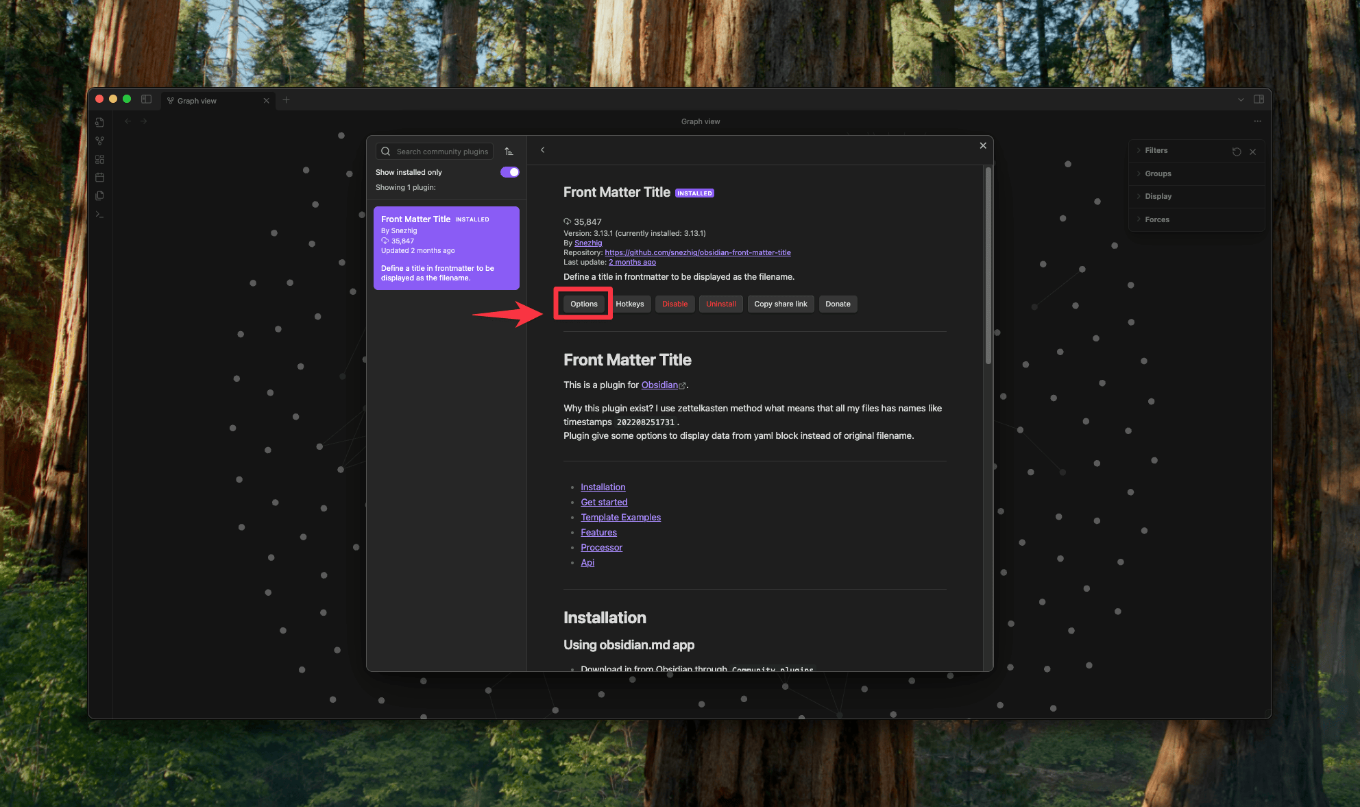 Front Matter Title Plugin Installation