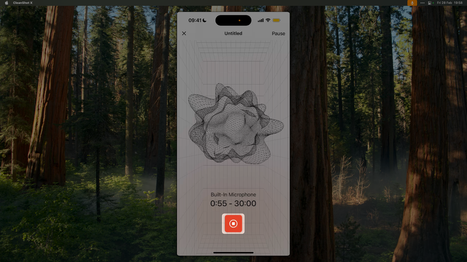 Cleft on iPhone - Processing