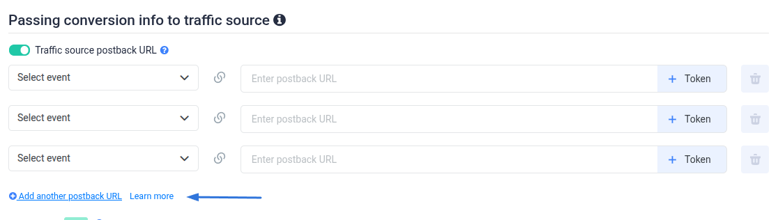 Select your event from the list of existing ones, which you have defined in Custom Conversions