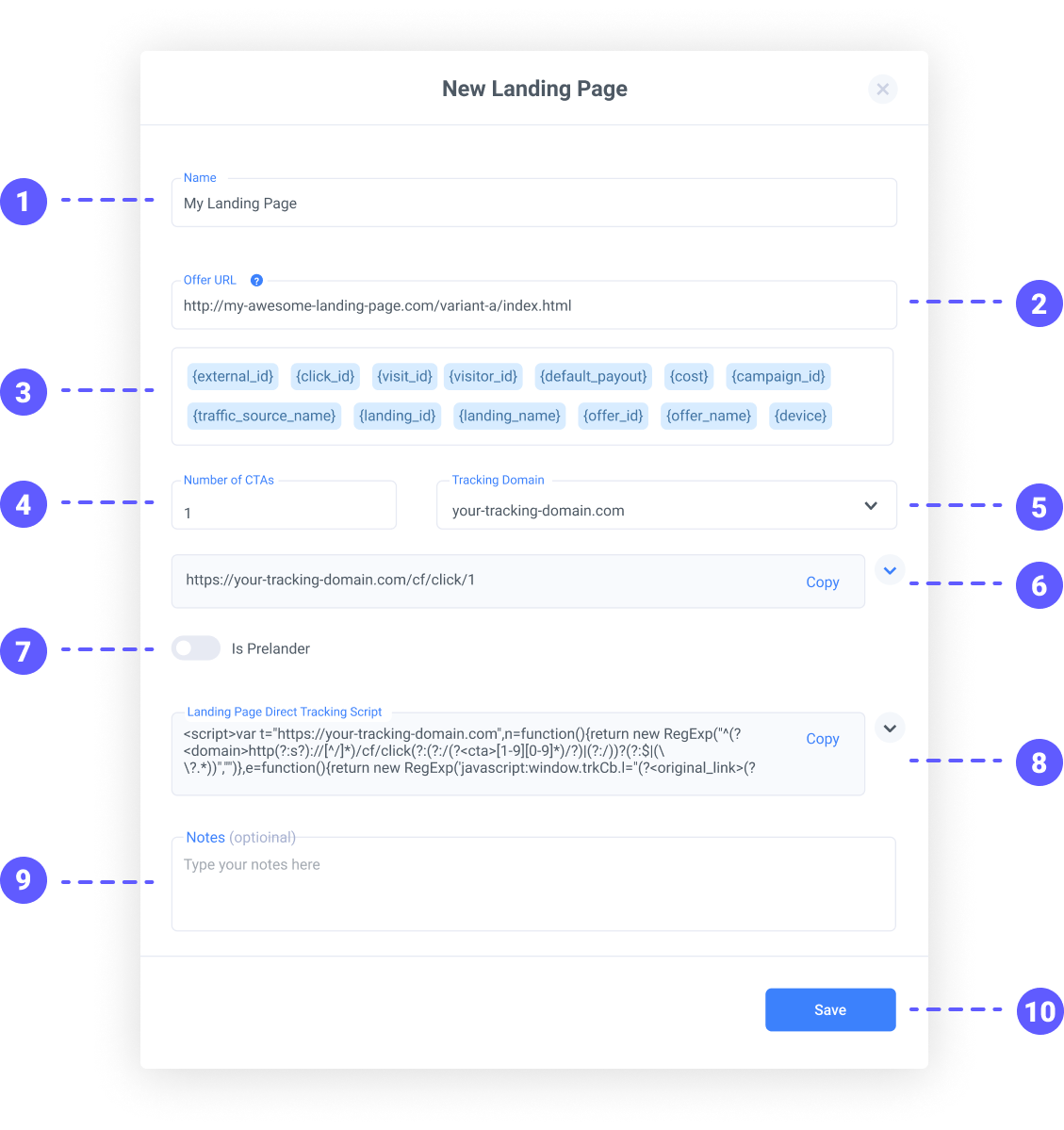To add a landing page, begin by selecting Landers on the left side panel of your screen, then proceed by clicking the…