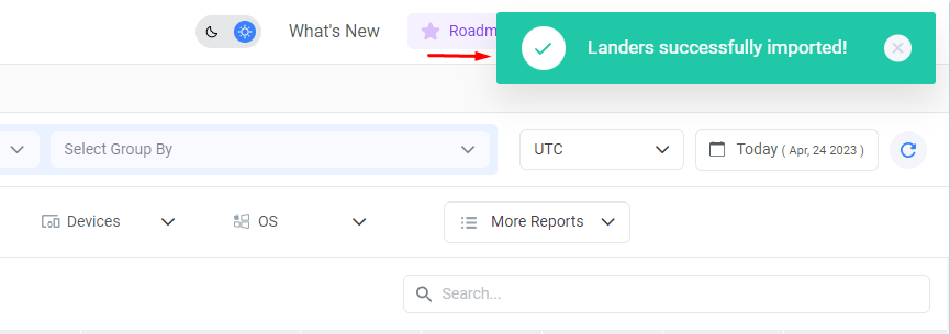 After uploading the file, a green success message will show in the upper right corner of the screen indicating that the…