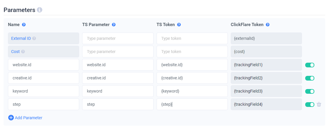 To apply this method, begin by creating a traffic source and mapping the step parameter to one of the custom variables