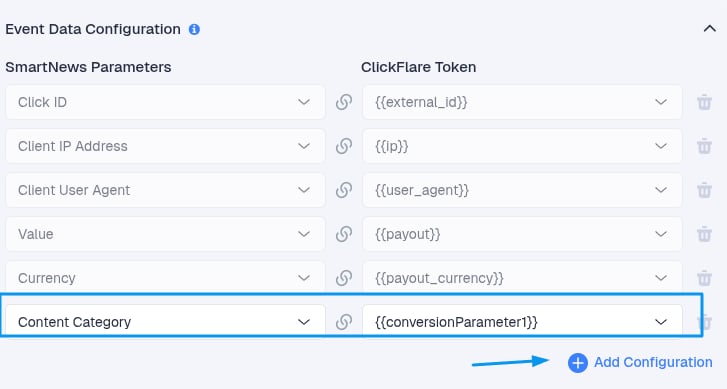 You can optionally enrich events with additional match keys, e.g