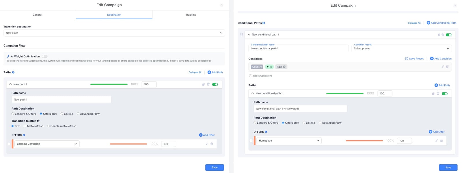 The Flow defines what happens to a visitor after ClickFlare records their visit. Every campaign must have at least one…