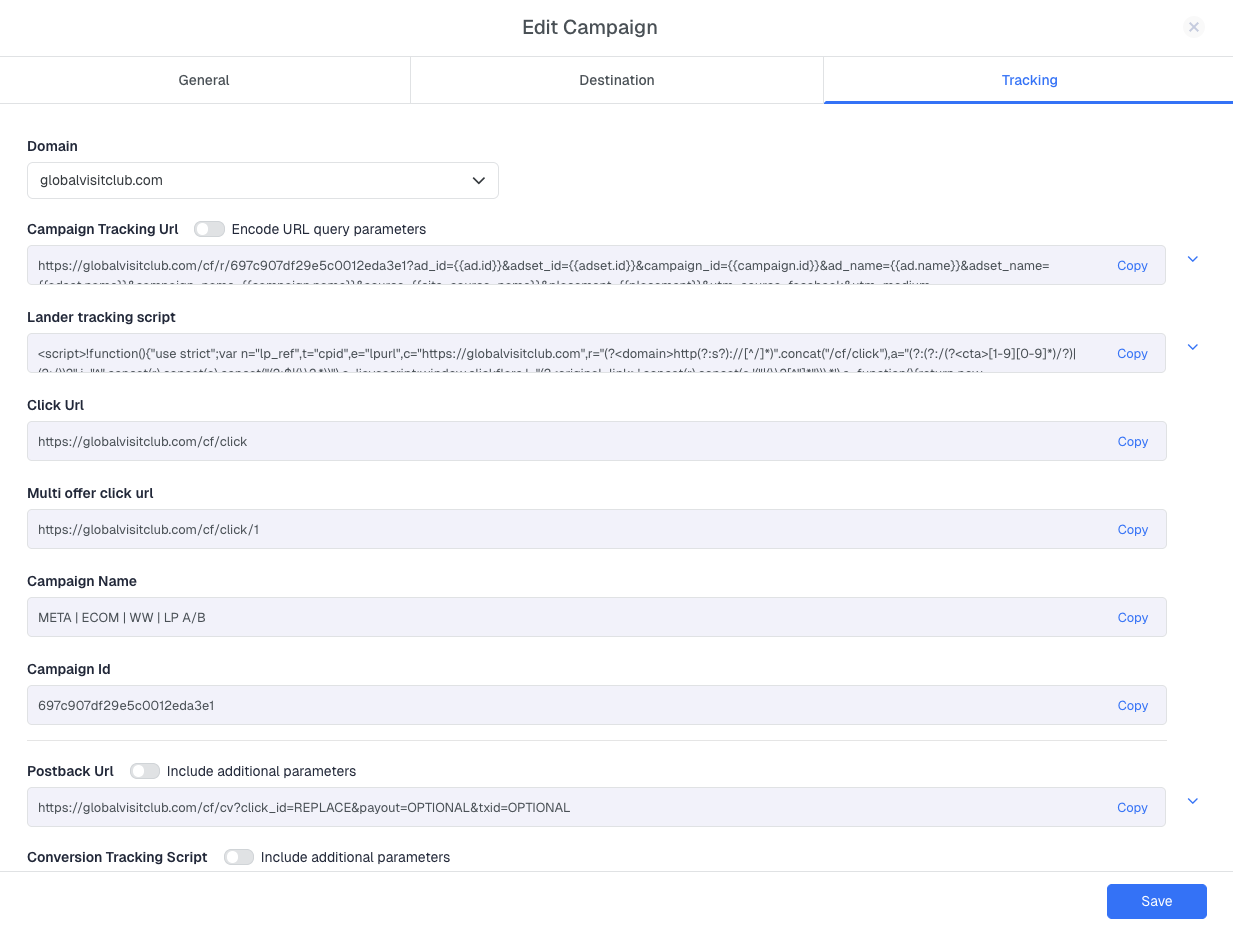 The Conversion Tracking Script is an alternative to the postback for tracking conversions via JavaScript. Paste it onto…