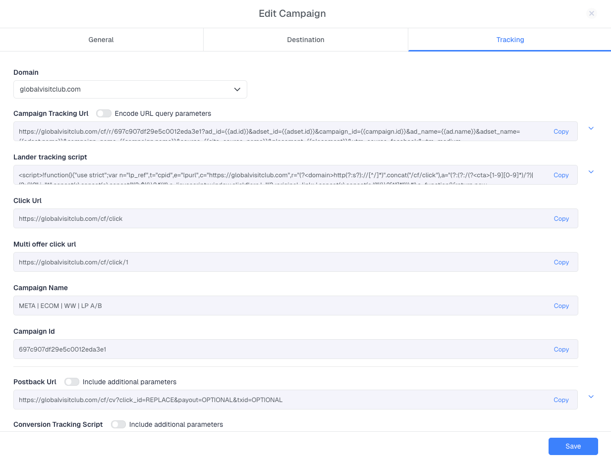 The Conversion Tracking Script is an alternative to the postback for tracking conversions via JavaScript. Paste it onto…