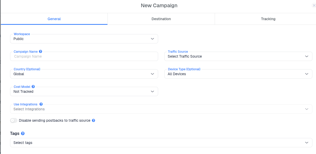 Notes to save useful information about the campaign