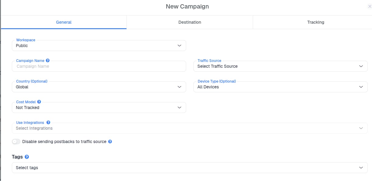 Notes to save useful information about the campaign