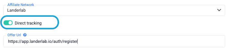 Add an offer by selecting or creating a new one under the Offers section. Make sure to enable the "Direct Tracking"…