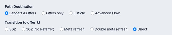 You can choose the transition mode when creating or editing a Flow or Campaign in ClickFlare. This determines how users…