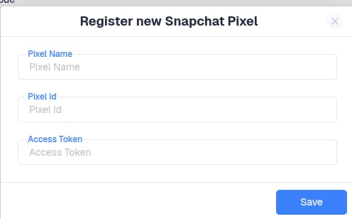 Give your pixel a name and paste the Pixel ID and Conversion API Token you copied earlier