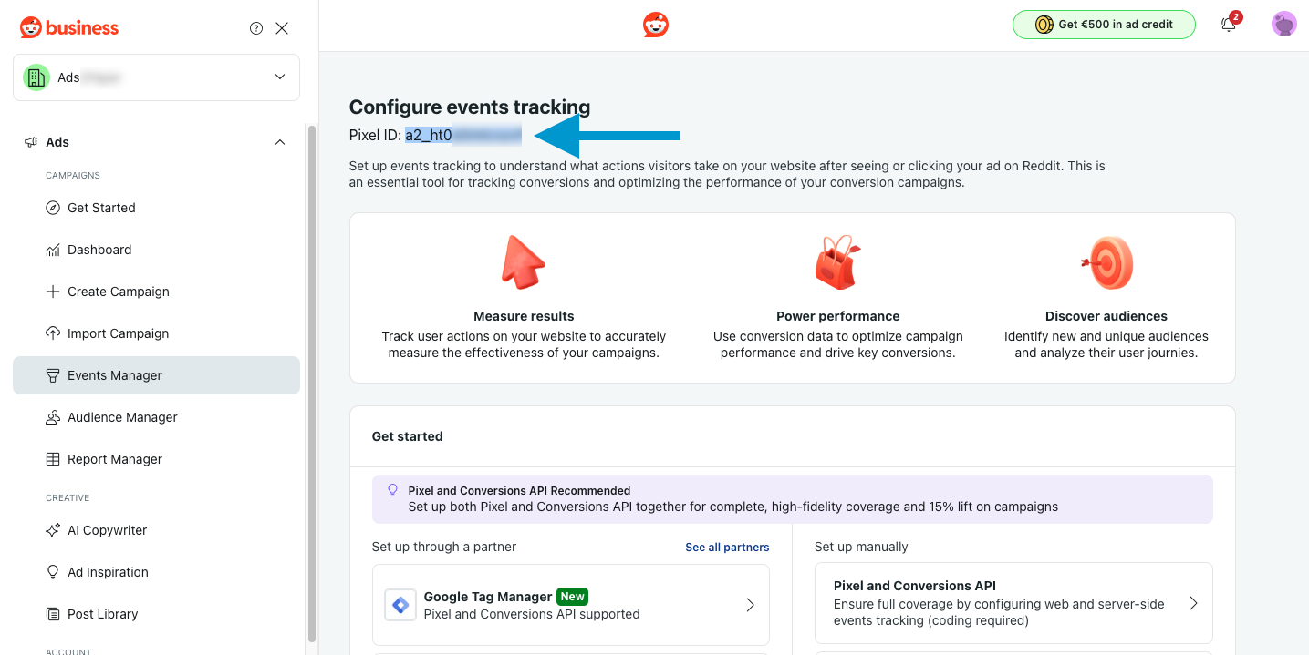 Once created, copy your Pixel ID — you’ll need this when connecting to ClickFlare