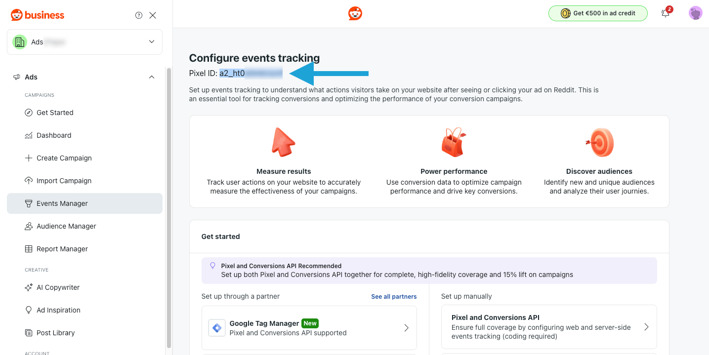 Once created, copy your Pixel ID — you’ll need this when connecting to ClickFlare