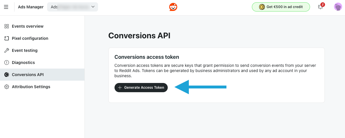 Copy the Access Token and store it securely — you’ll need to paste it in ClickFlare