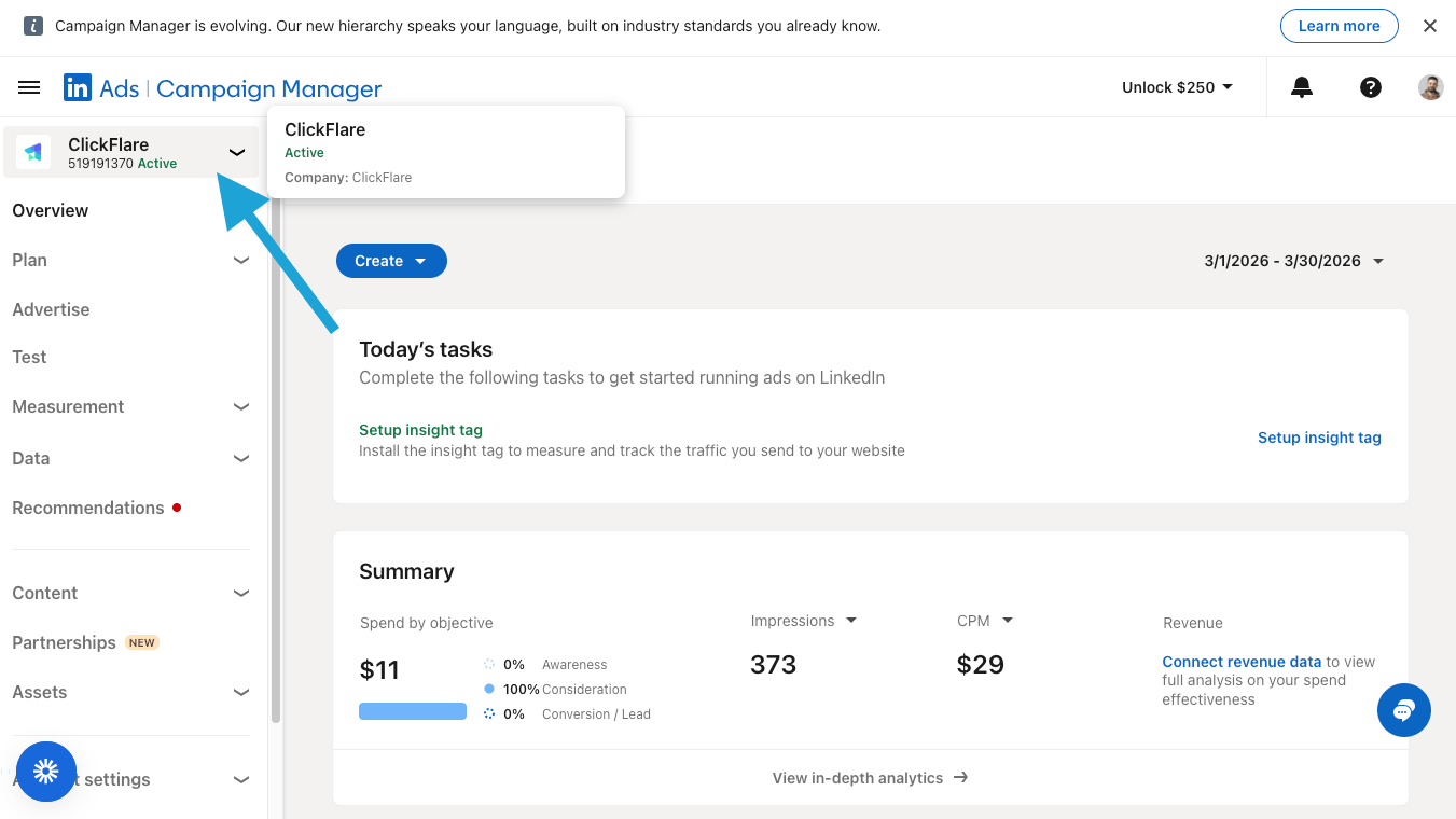 Your Ad Account ID is the numerical ID displayed beneath your account name in the top-left corner (e.g., 519191370), or…