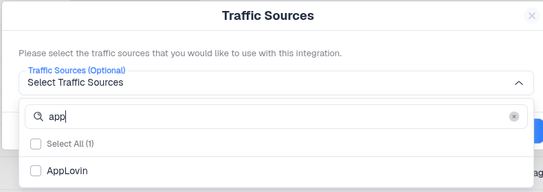 If you do not assign traffic source configurations during the integration setup, you can add the cost integration later…
