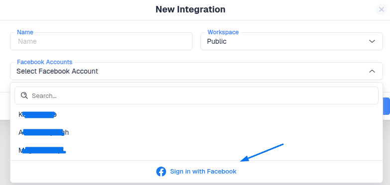 A. If you already have a Facebook account connected to ClickFlare, you should be able to see them in the dropdown(image…