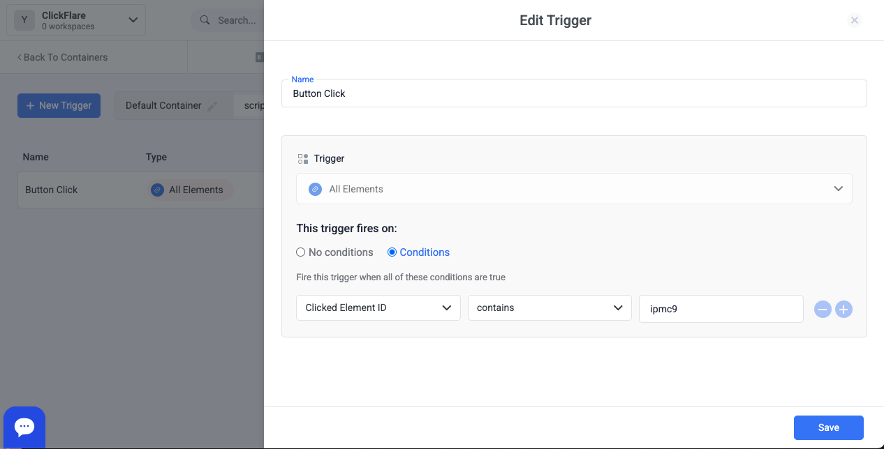 Set a trigger (for example, when the user clicks on any of the buttons in question 2.)
