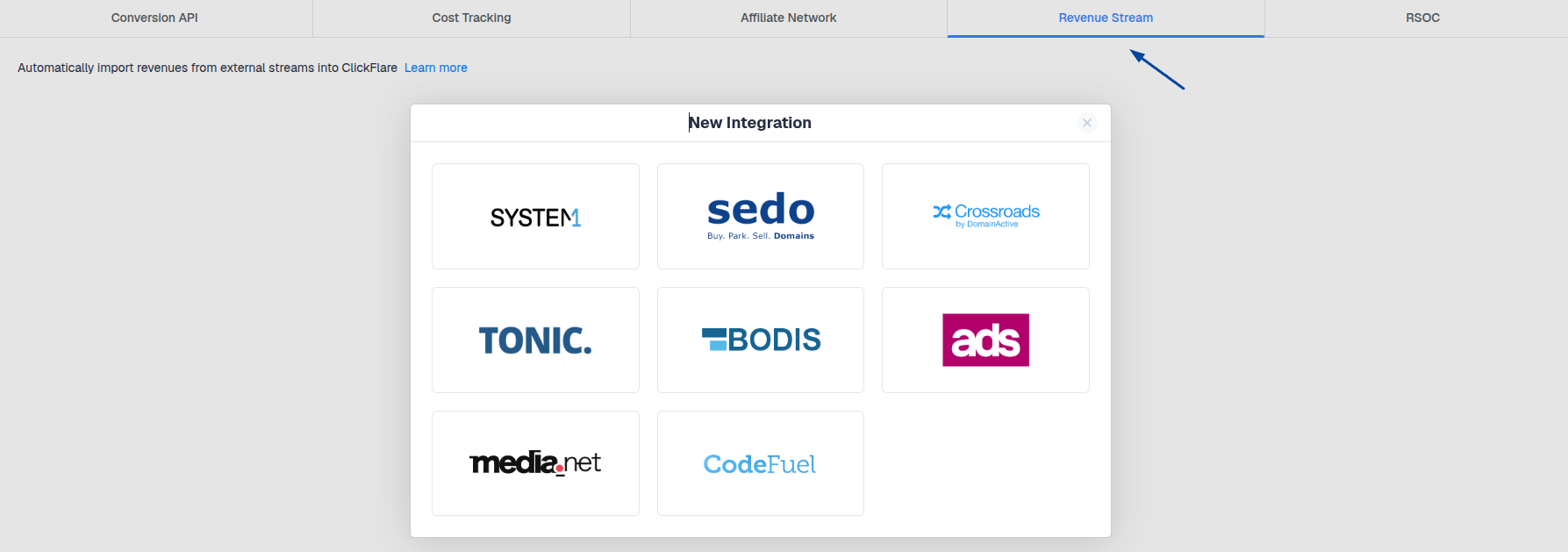 Pull revenue data directly from monetization providers