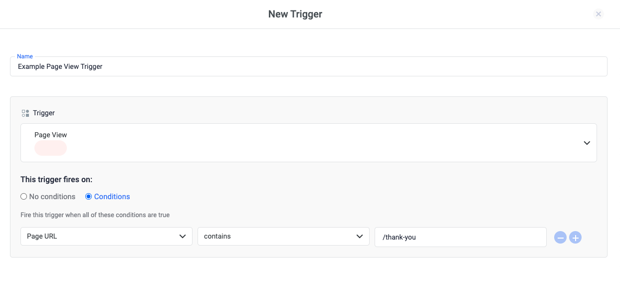 Save the trigger and publish