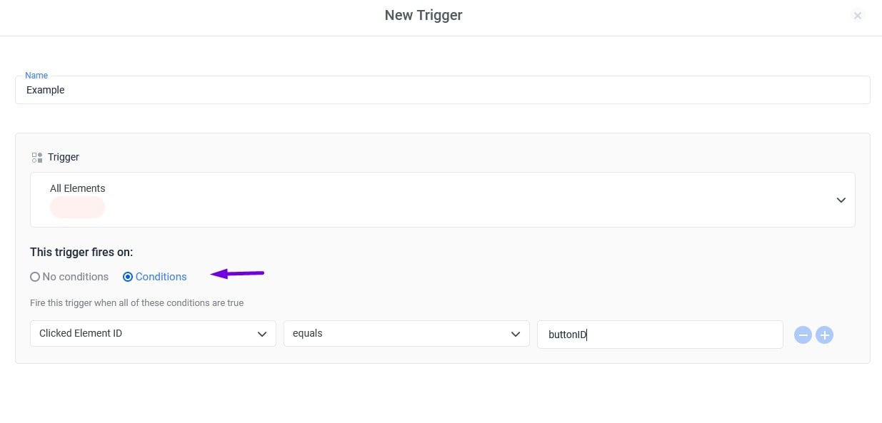Configure Trigger Settings: Within the trigger settings, you have the option to set conditions. Assign an ID to the…