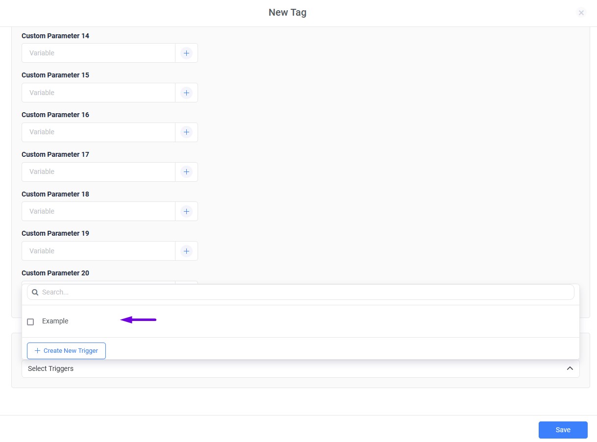 Assign Trigger to Tag: After configuring the tag, assign the trigger you created earlier to it. Select the trigger you…
