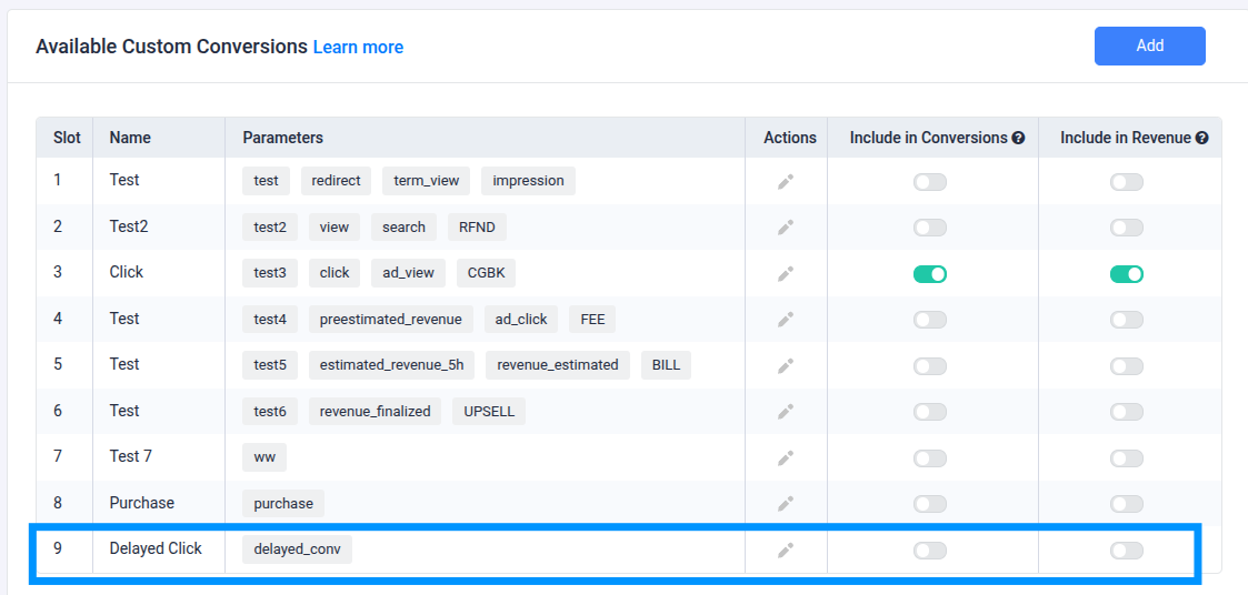 Leave "Include in Revenue" and "Include in Conversions" toggled OFF for the delayed conversion (as shown in the…