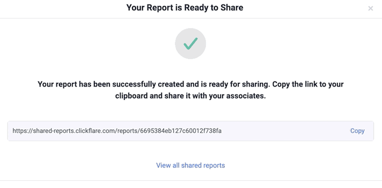 You can share this link with anyone, without having to give them access to your ClickFlare account. You simply need to…