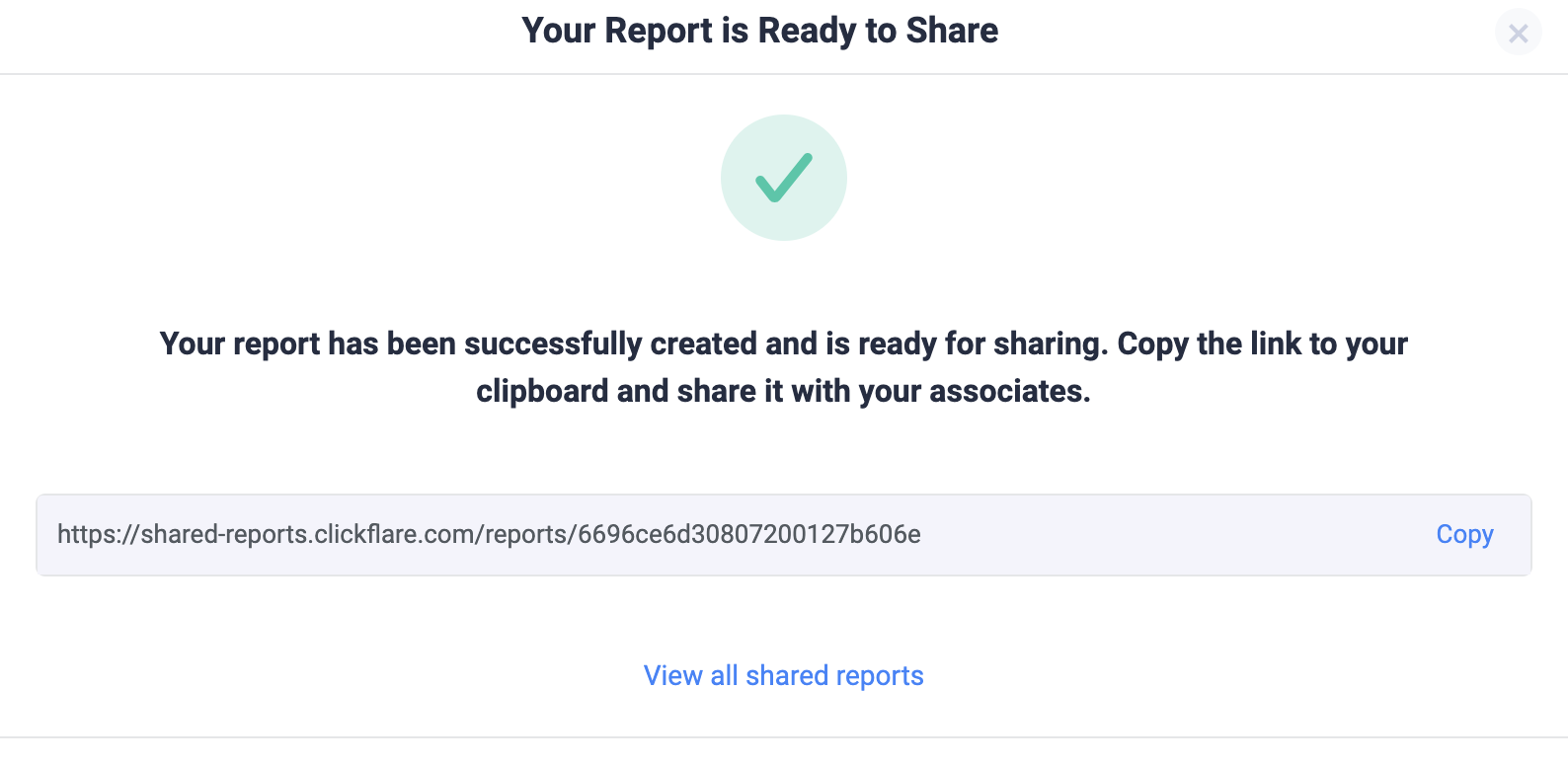 At this point, ClickFlare will provide you with a link you can copy and easily share with anyone, regardless of whether…