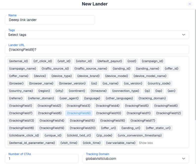 ClickFlare will automatically replace this with the correct deeplink value at runtime